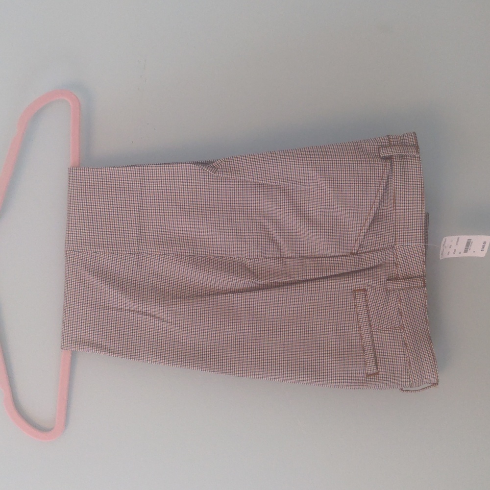 Brooks Brothers Women's Straight Leg Pants - Subtle Brown Pattern